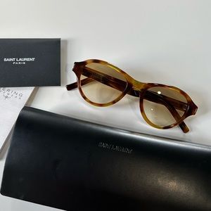 NWT Saint Laurent 51mm Oval Sunglasses